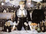 Edouard Manet An inclement in the Foils Bergere oil painting artist